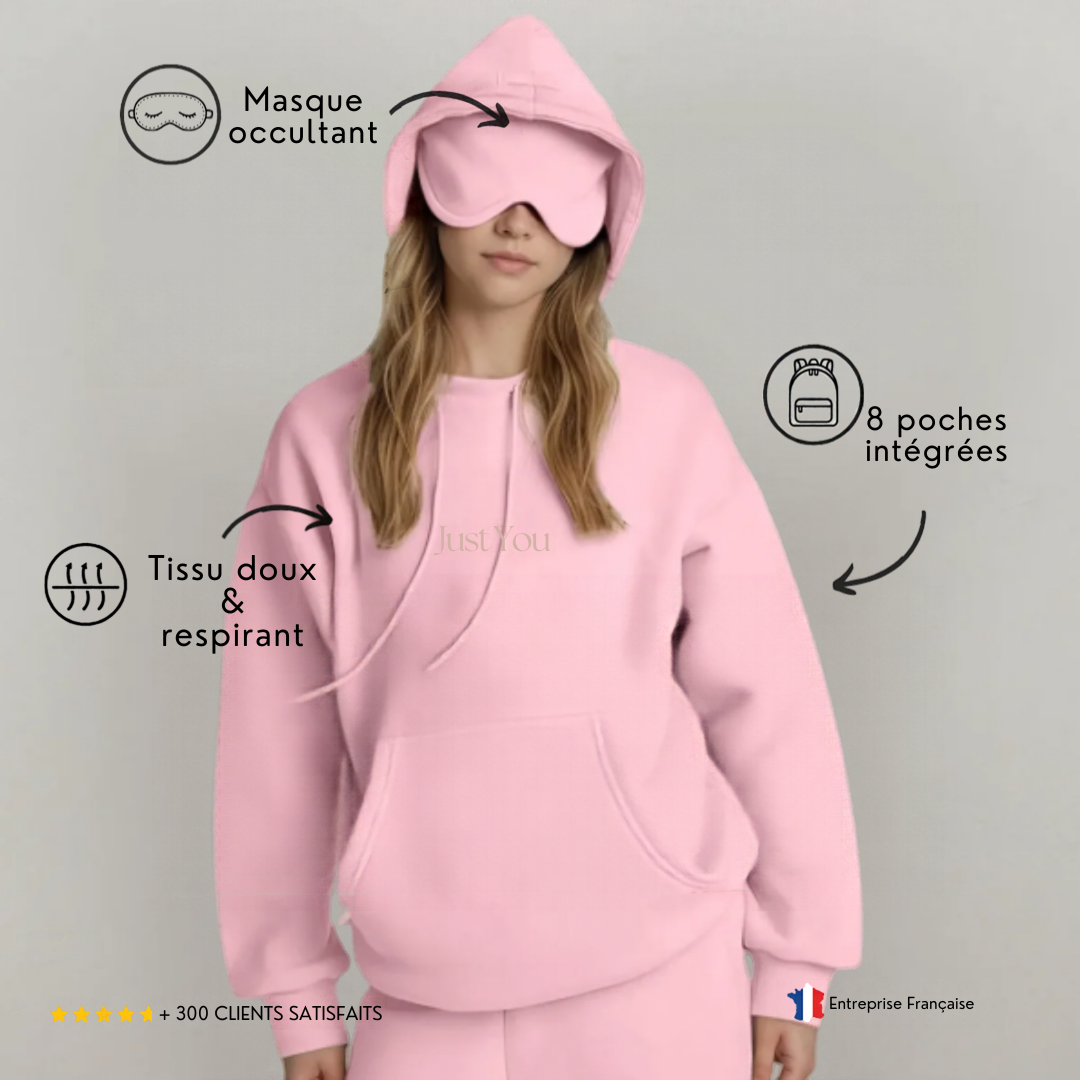 The OFFline Hoodies - sweat à capuche avec masque de sommeil
