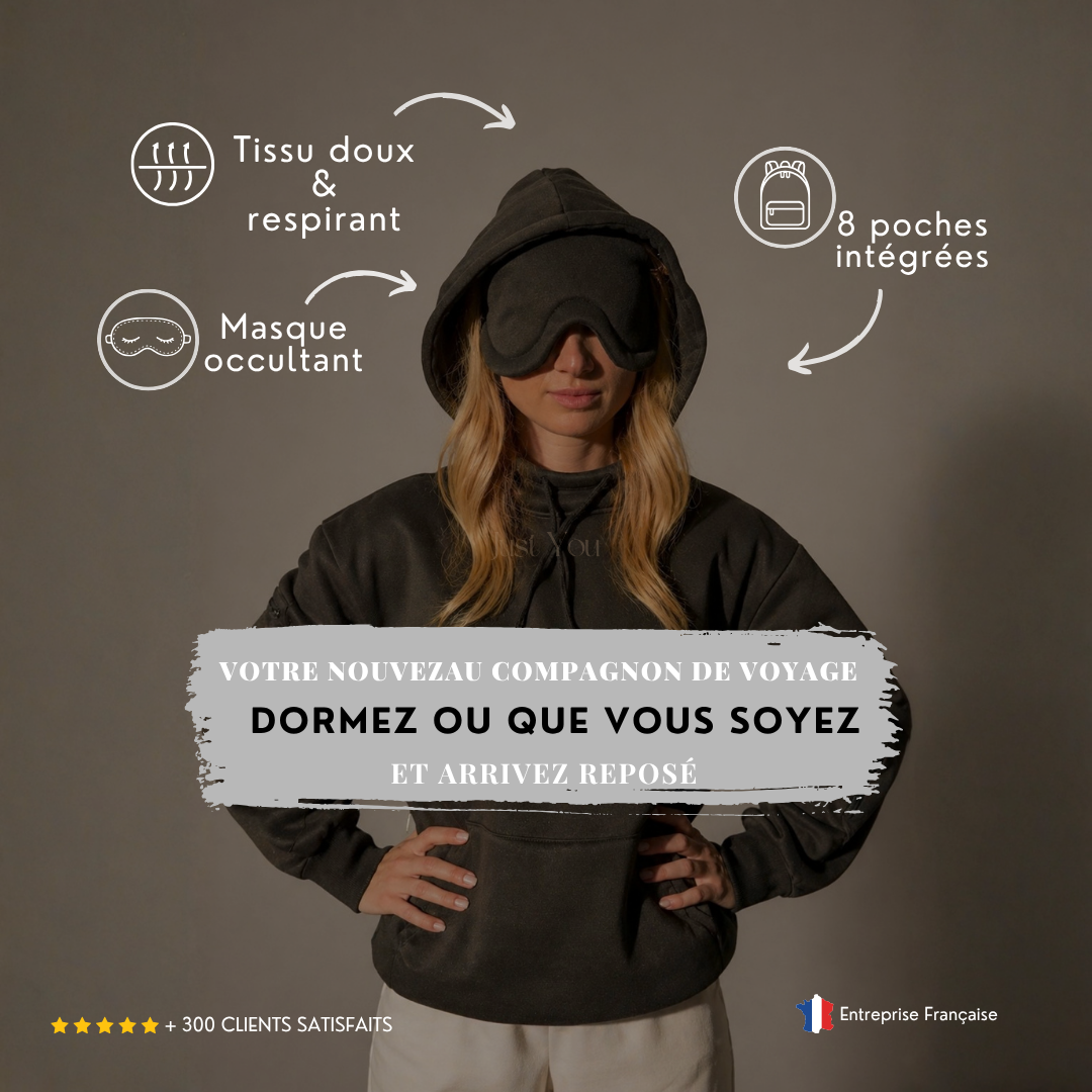 The OFFline Hoodies - sweat à capuche avec masque de sommeil